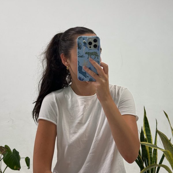 Powder Blue Tropical Rainforest Google Pixel 8 Case Discount - Image 3