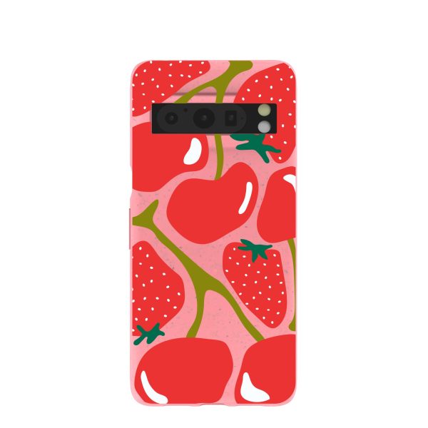 Bubblegum Pink Cherry Berry Google Pixel 8 Pro Case Cheap