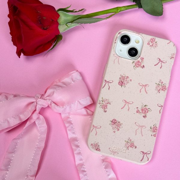 Seashell Roses and Bows iPhone 15 Plus Case Cheap - Image 2