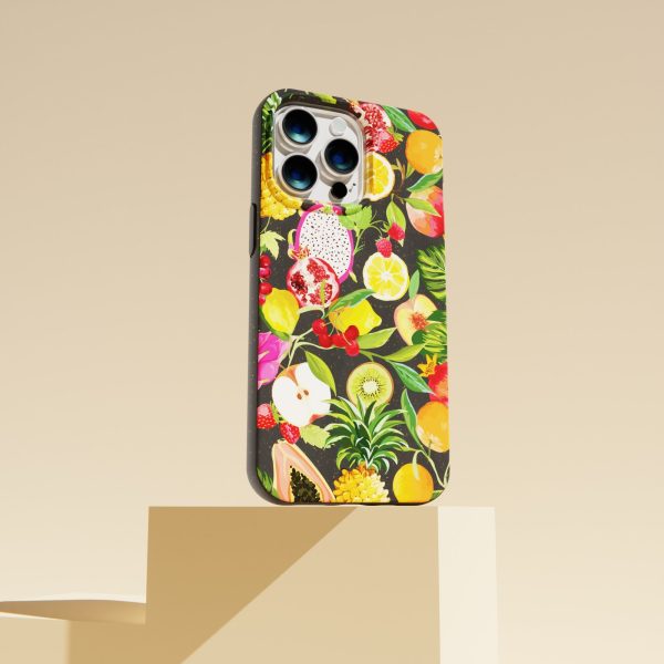 Black Tutti Frutti iPhone 14 Pro Case Online Hot Sale - Image 2