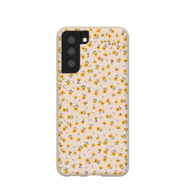 Seashell Little Yellow Flowers Samsung Galaxy S21 Case Supply