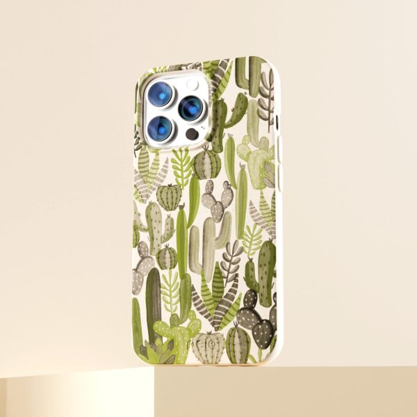 Seashell Succulent Cacti iPhone 13 Pro Max Case Online Sale - Image 2