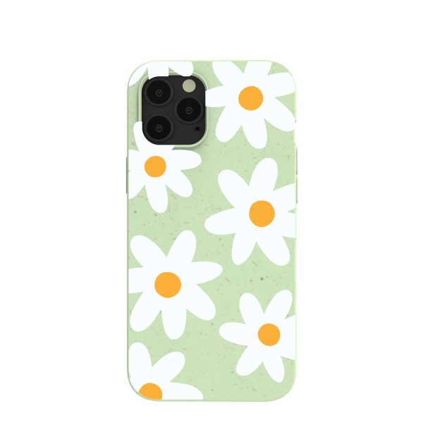 Sage Green Daisy iPhone 12 Pro Max Case For Discount